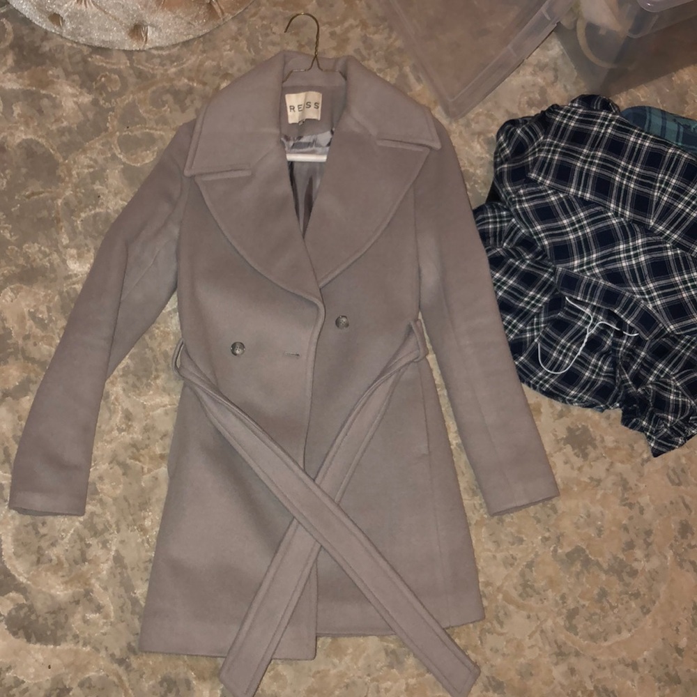 Reiss wool and cashmere coat